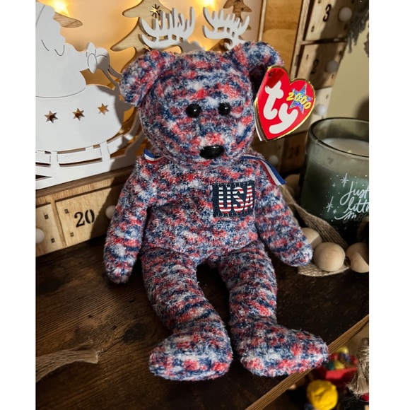 Ty Other - NWT TY Beanie Babies “USA” Teddy ❤️🐻🇺🇸